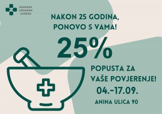 Otvorena 45. ljekarna Gradske ljekarne Zagreb!