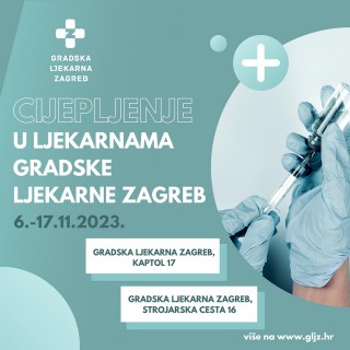 Cijepljenje protiv gripe u Gradskoj ljekarni Zagreb