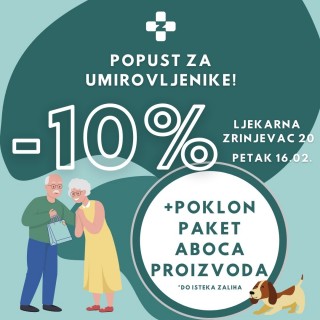 Dan za popuste za umirovljenike u Gradskoj ljekarni Zagreb