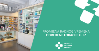 Obavijest o privremenom radnom vremenu